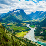 Norge fra sykkelsetet