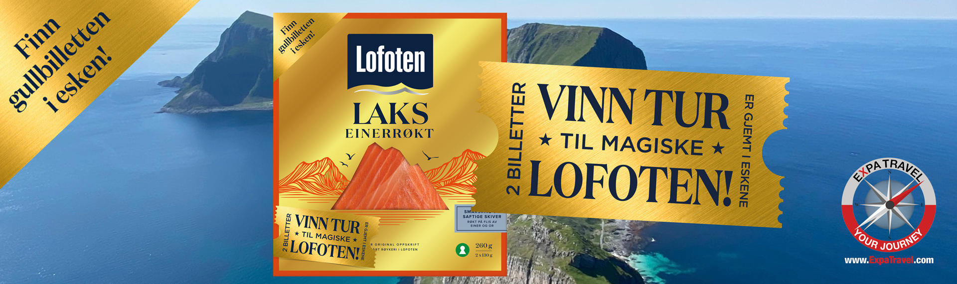 Vinn tur med Expa Travel til Lofoten