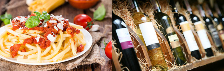 Italiensk mat og vin