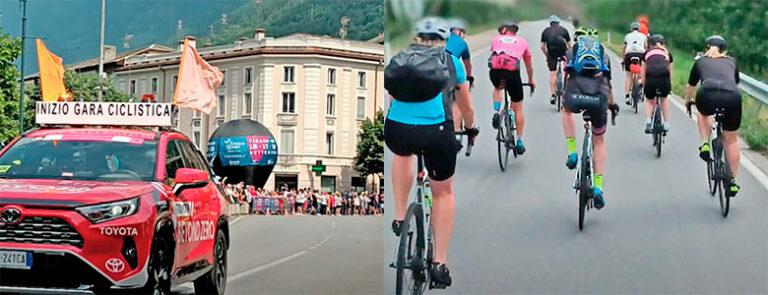 Sykle i Giro d'Italia-løypene