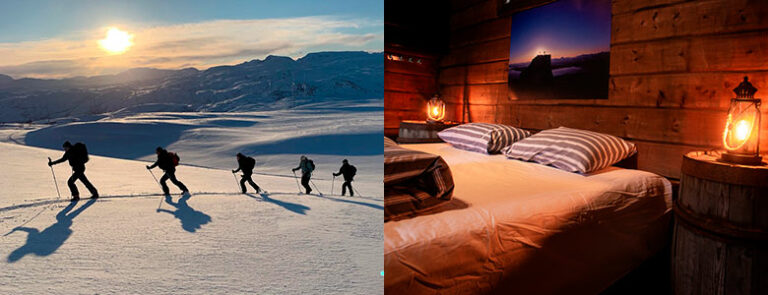 Denne langhelgen bor vi på Narvik Mountain Lodge