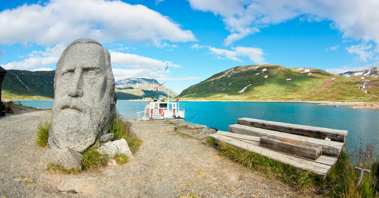 På sykkel i Jotunheimen