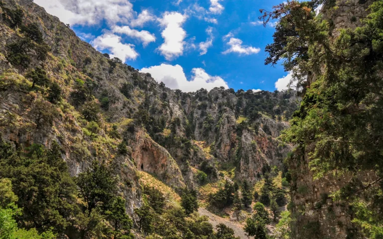 Imbros-ravinen på Kreta, Hellas