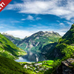 Sykkeltur med utsikt over Geirangerfjorden