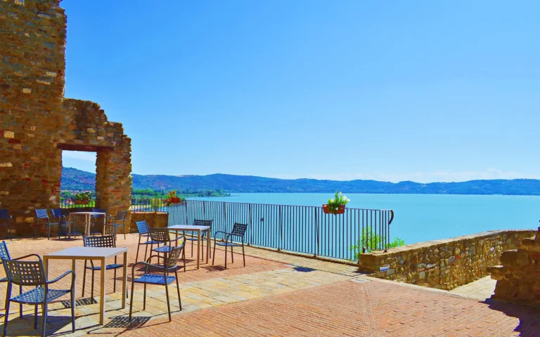 Lago Trasimeno i Umbria, Italia