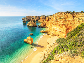 Praia da Rocha Portimao, Algarvekysten, Portugal