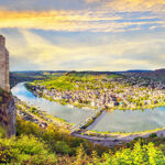 Traben Trarbach i Moseldalen, Tyskland